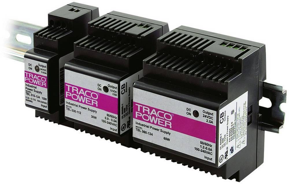 TracoPower TBL 015-124 Hutschienen-home charger (DIN-Rail) 24 V/DC 0.