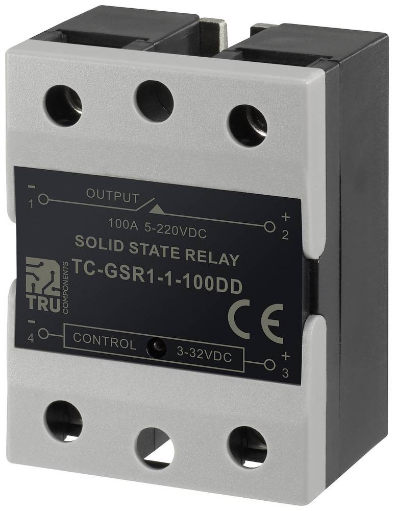 TRU COMPONENTS Halbleiterrelais TC-GSR-1-100DD 100A Schaltspannung (