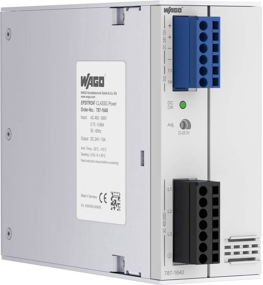 Wago 787-1640 power supply unit 240 W Grey - Wago 787-1640, 240 W,