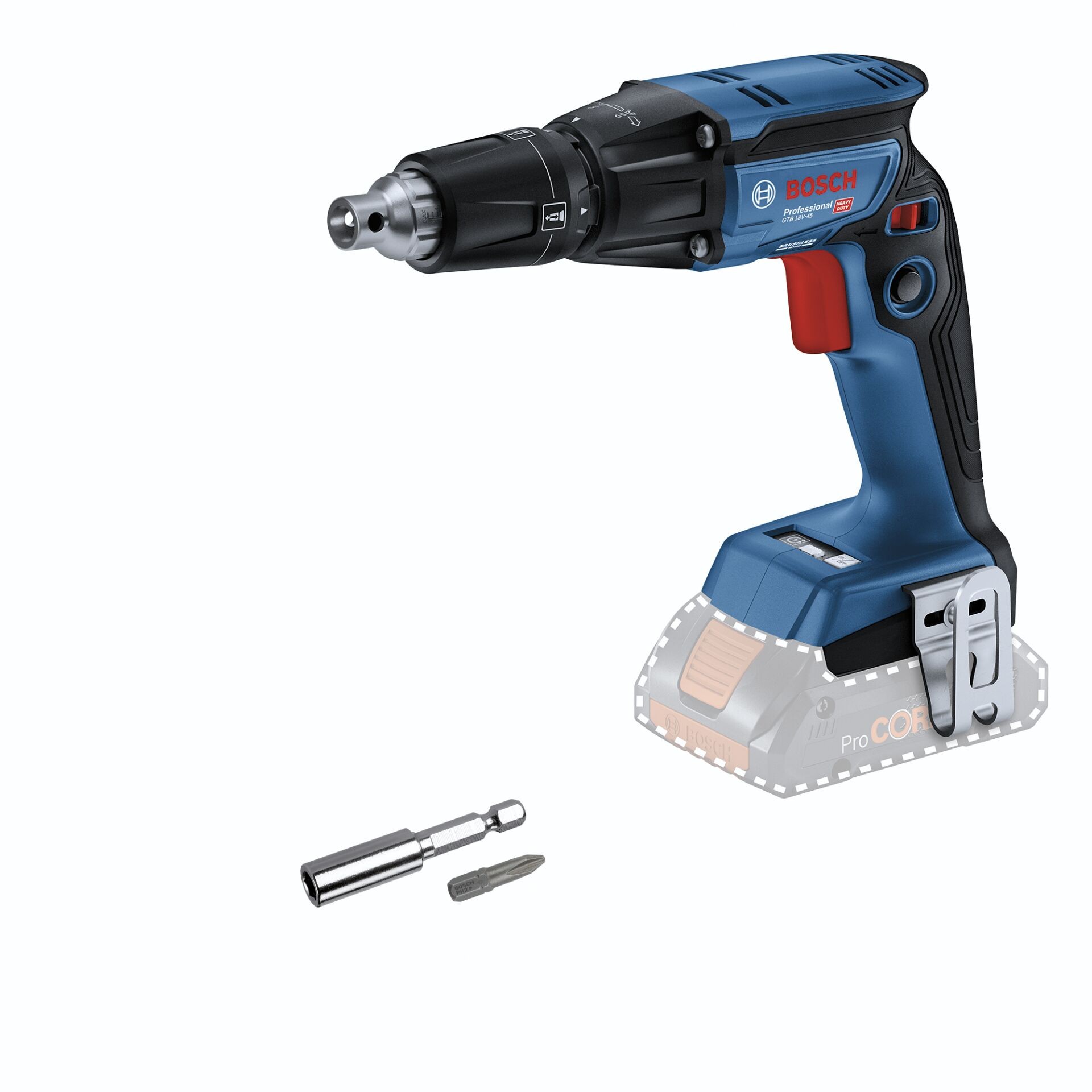 Bosch GTB 18V-45 Professional 4500 Giri/min Nero, Blu - Bosch GTB 18V-