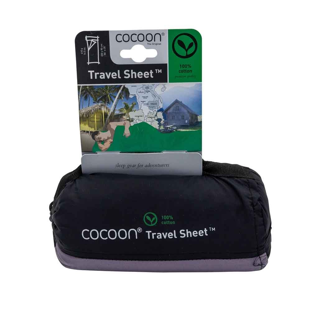 Cocoon Leicht-Reiseschlafsack,Rechteck, 220 x 90cm, 100% Baumwolle,