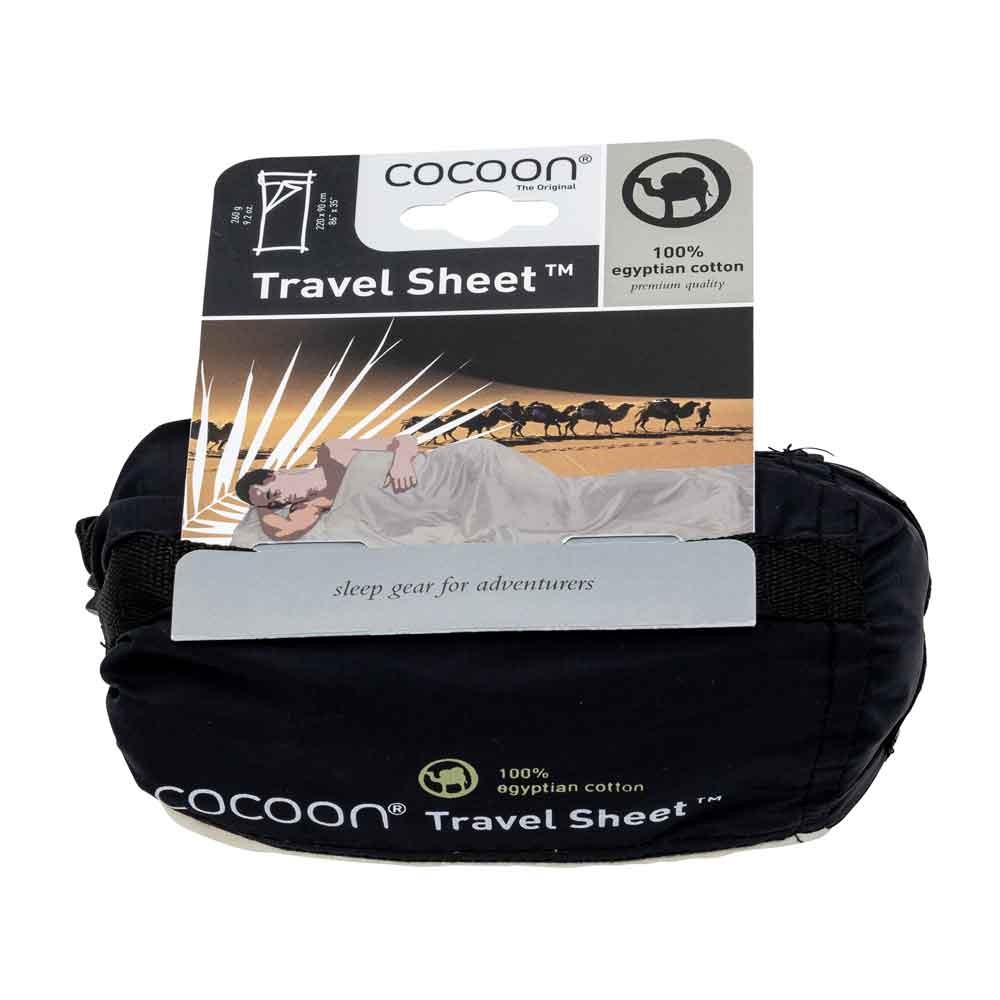 Cocoon Leicht-Reiseschlafsack, Rechteck, 220 x 90 cm, 100 % Baumwolle,