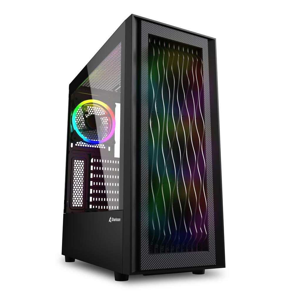 Sharkoon RGB Wave Desktop Black - Sharkoon RGB Wave, Desktop, PC,