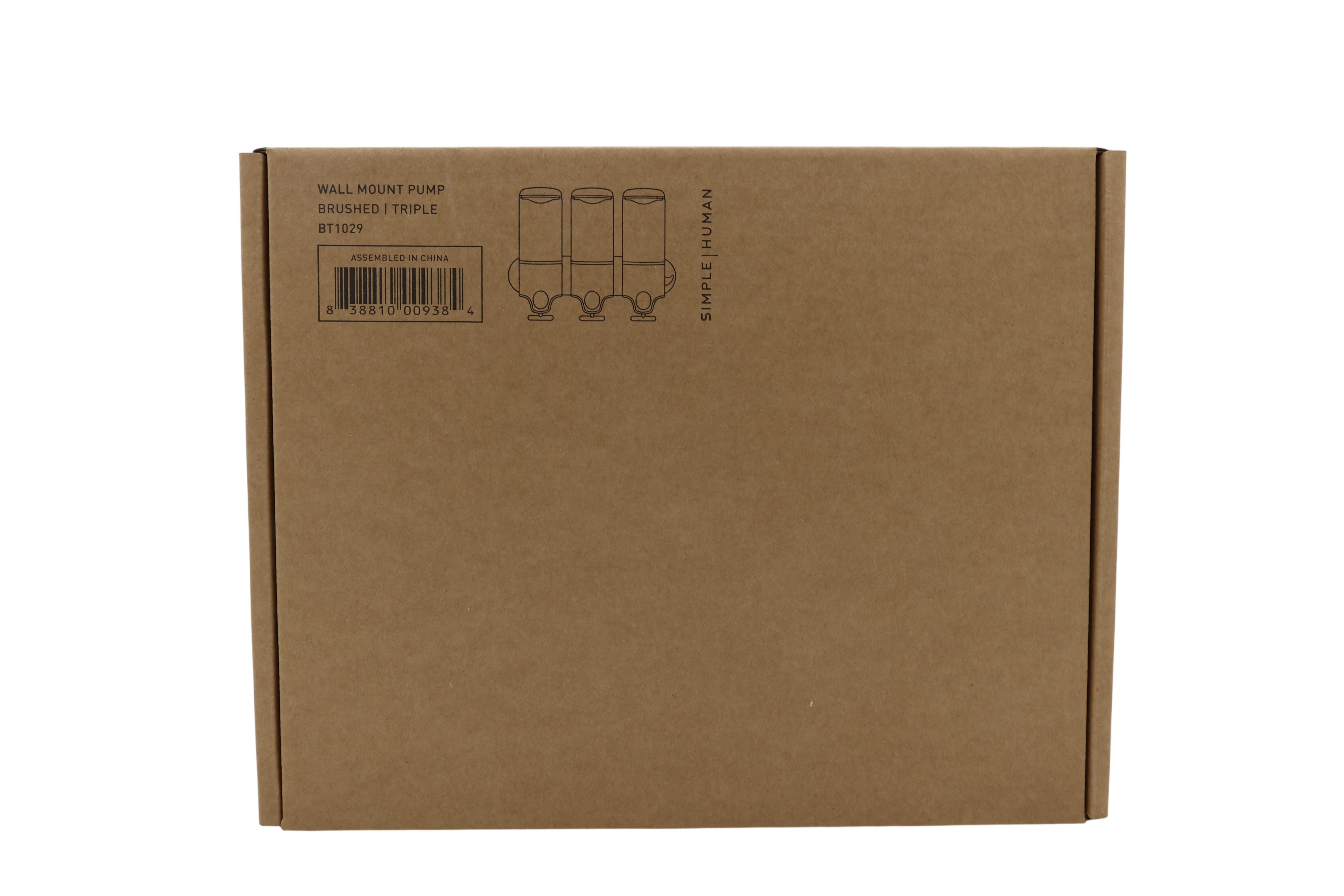 simplehuman BT1029 Spender with wall mount 3er, gebürsteter