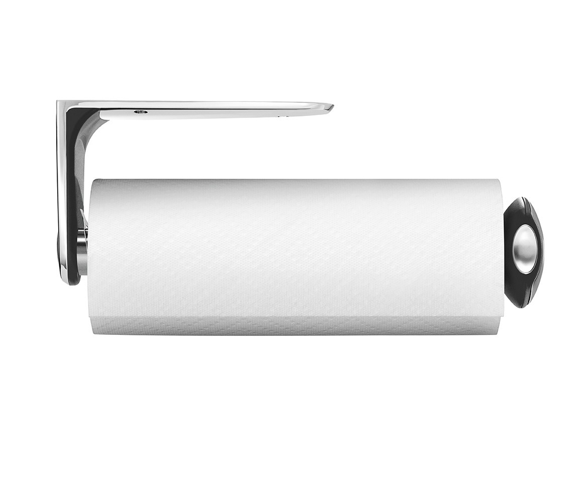 simplehuman Küchenrollenhalter (Wandhalterung), lang, gebürsteter