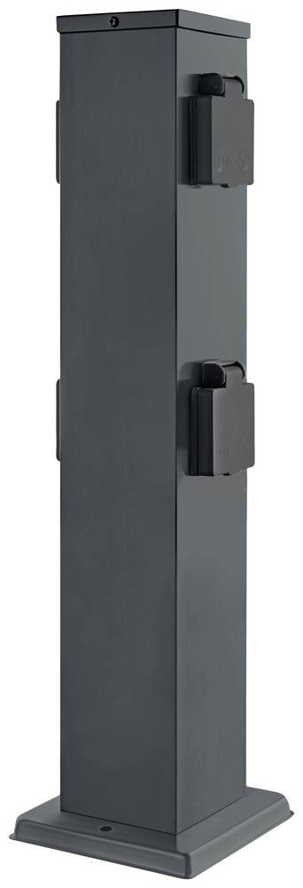 Heitronic 501335 Steckdosen-Verteiler anthracite erhöhter Berü
