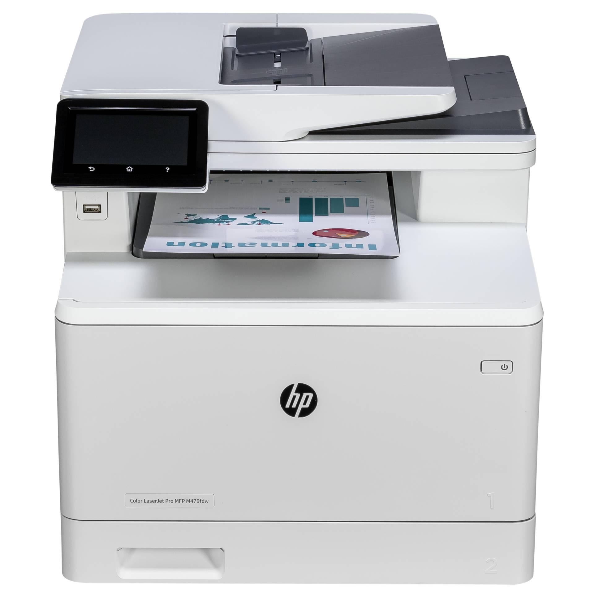 HP Color LaserJet Pro MFP M479fdw, Print, copy, scan, fax, email,