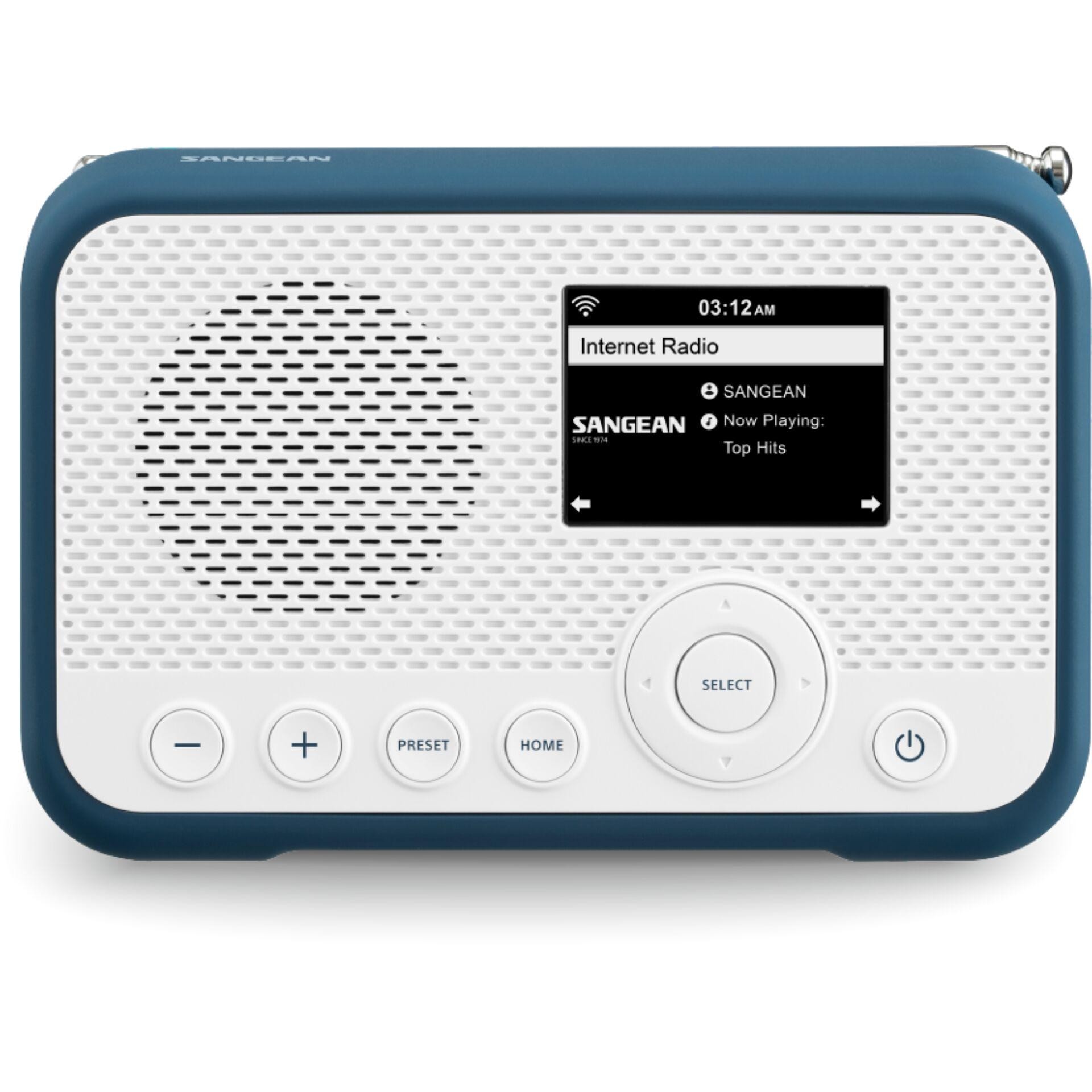 Sangean WFR-39 Portátil Azul, Blanco - Sangean WFR-39, Portátil,