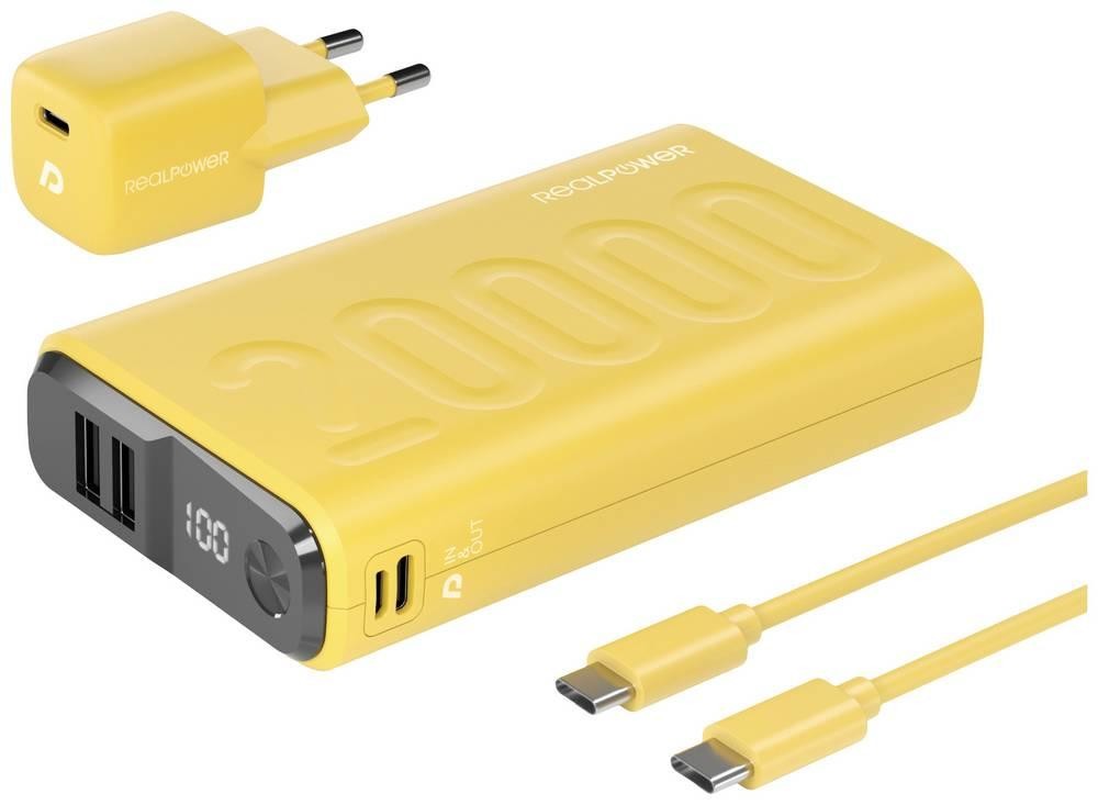 Ultron PB-20000 20000 mAh Jaune - Ultron PB-20000, 20000 mAh, Jaune