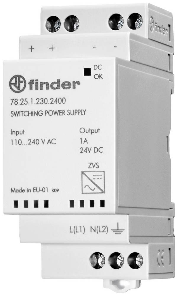 Finder 78.25.1.230.2400 Hutschienen-Netzteil (DIN-Rail) 24 V/DC 1A