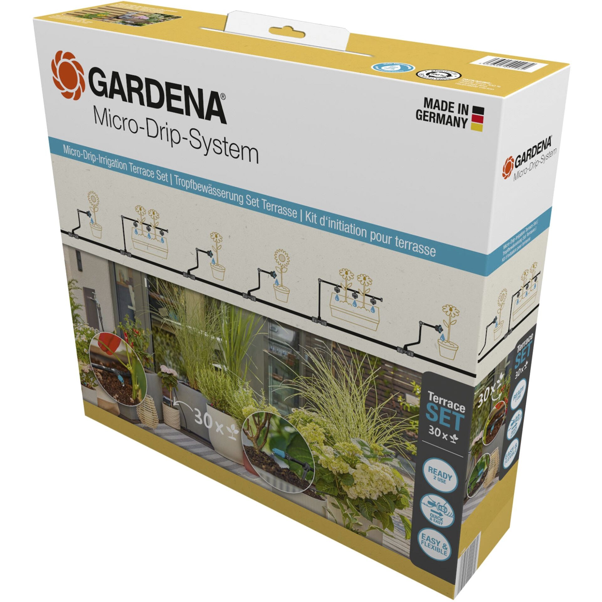 Gardena 13400-20 drip irrigation system - Gardena 13400-20, 15 m,