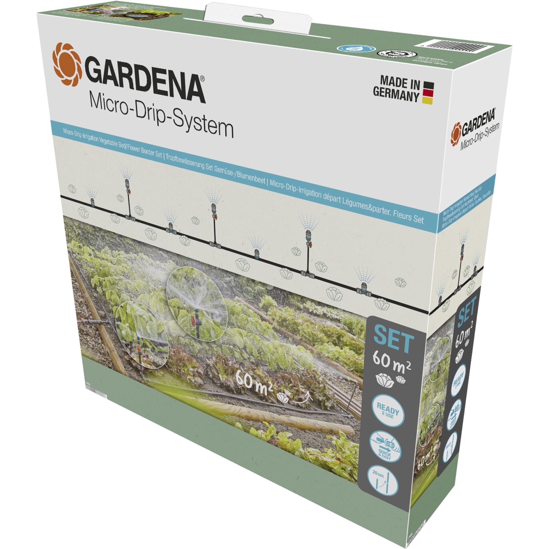 Gardena 13450-20 drip irrigation system - Gardena 13450-20, 25 m,
