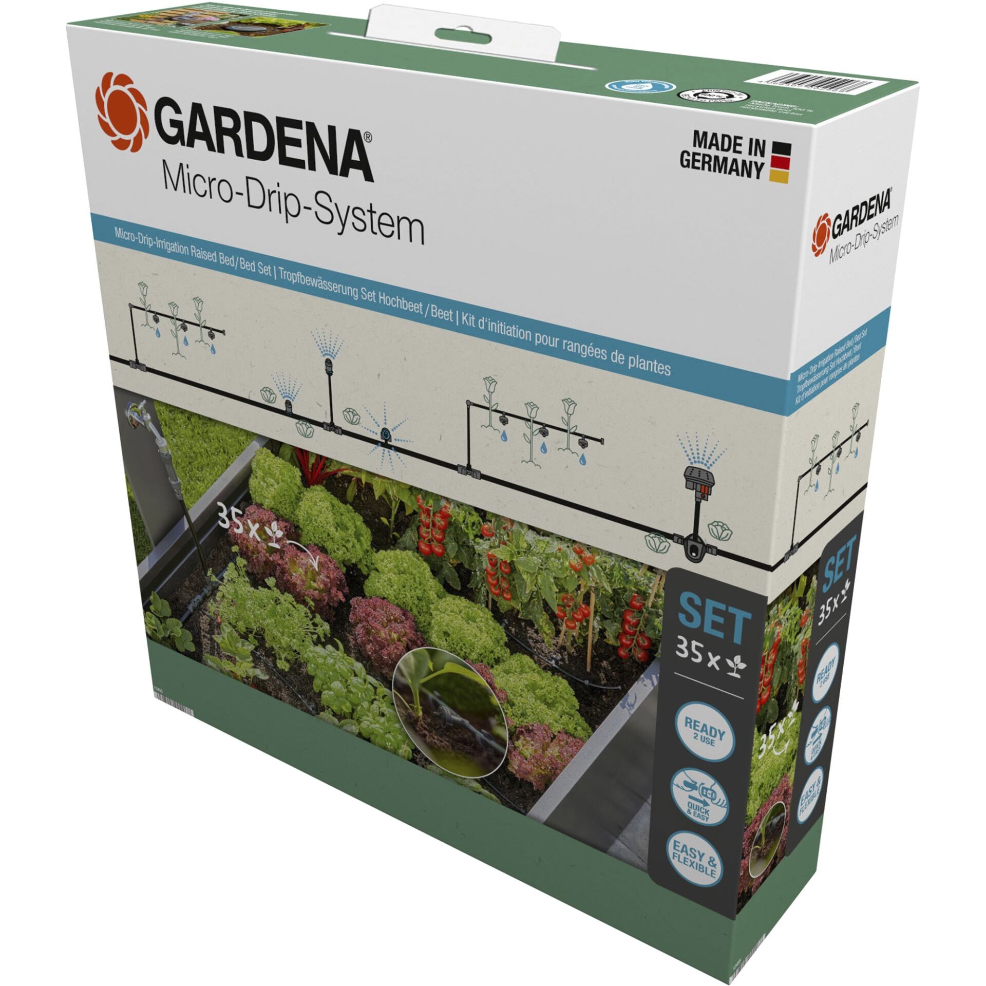 Gardena 13455-20 drip irrigation system - Gardena 13455-20, 15 m,