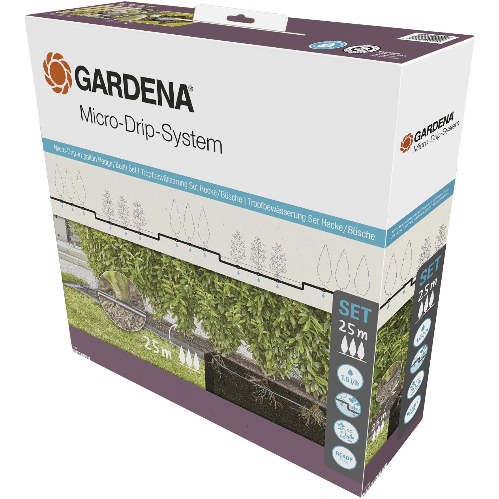 Gardena 13500-20 drip irrigation system - Gardena 13500-20, 25 m,