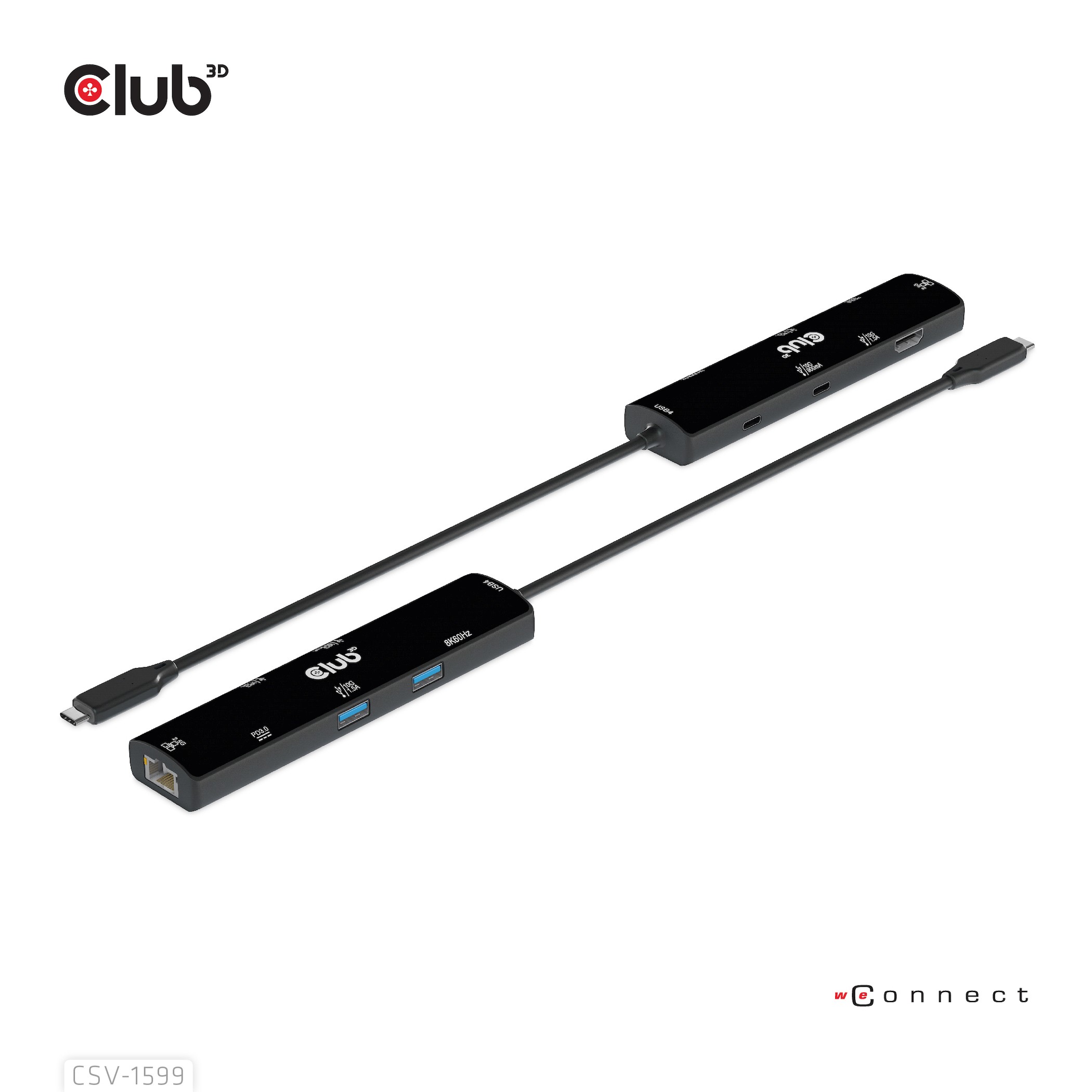 CLUB3D CSV-1599 base para portátil y replicador de puertos USB 3.2