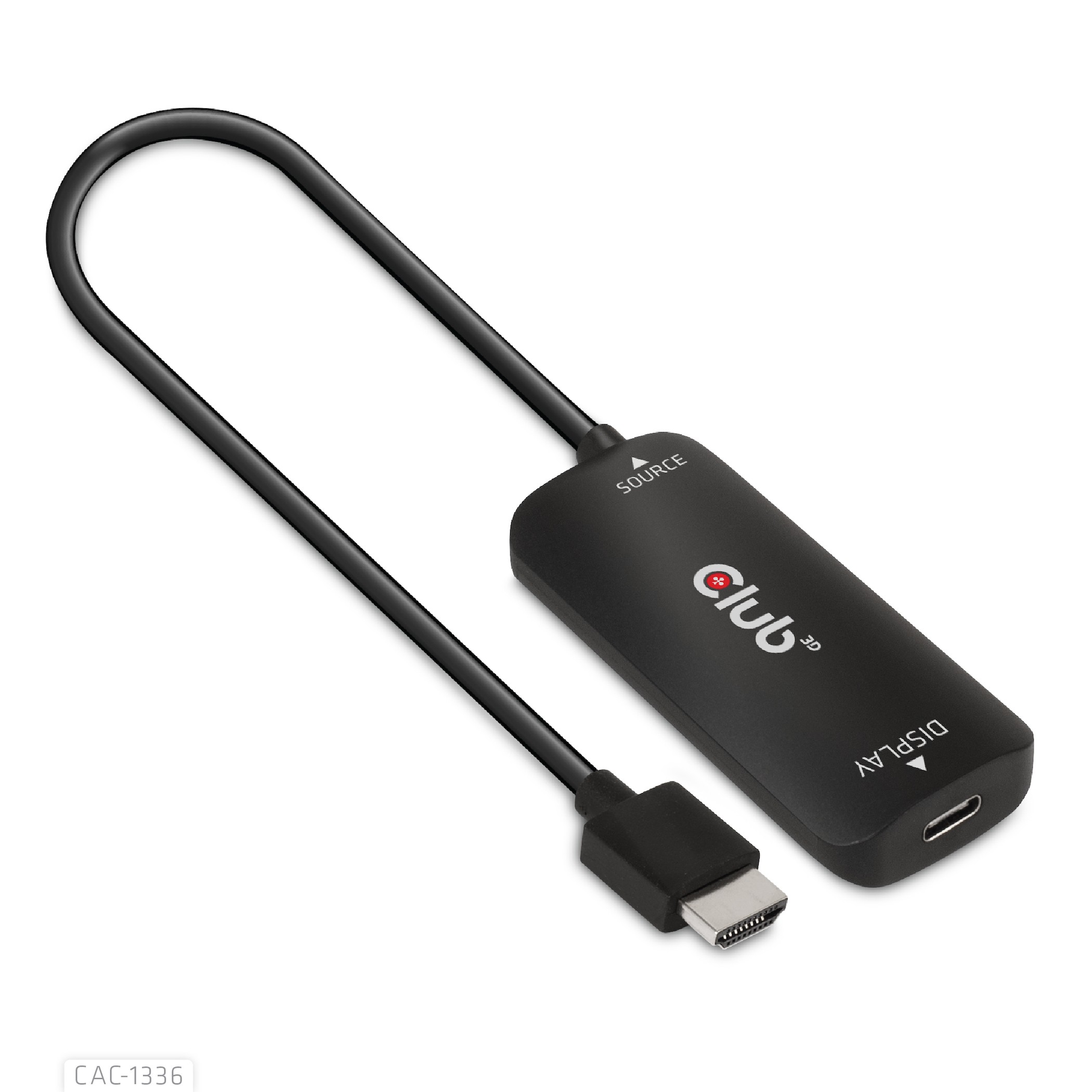 Club3D CAC-1336 Club 3D HDMI + Micro USB auf USB Typ-C 4K120Hz oder