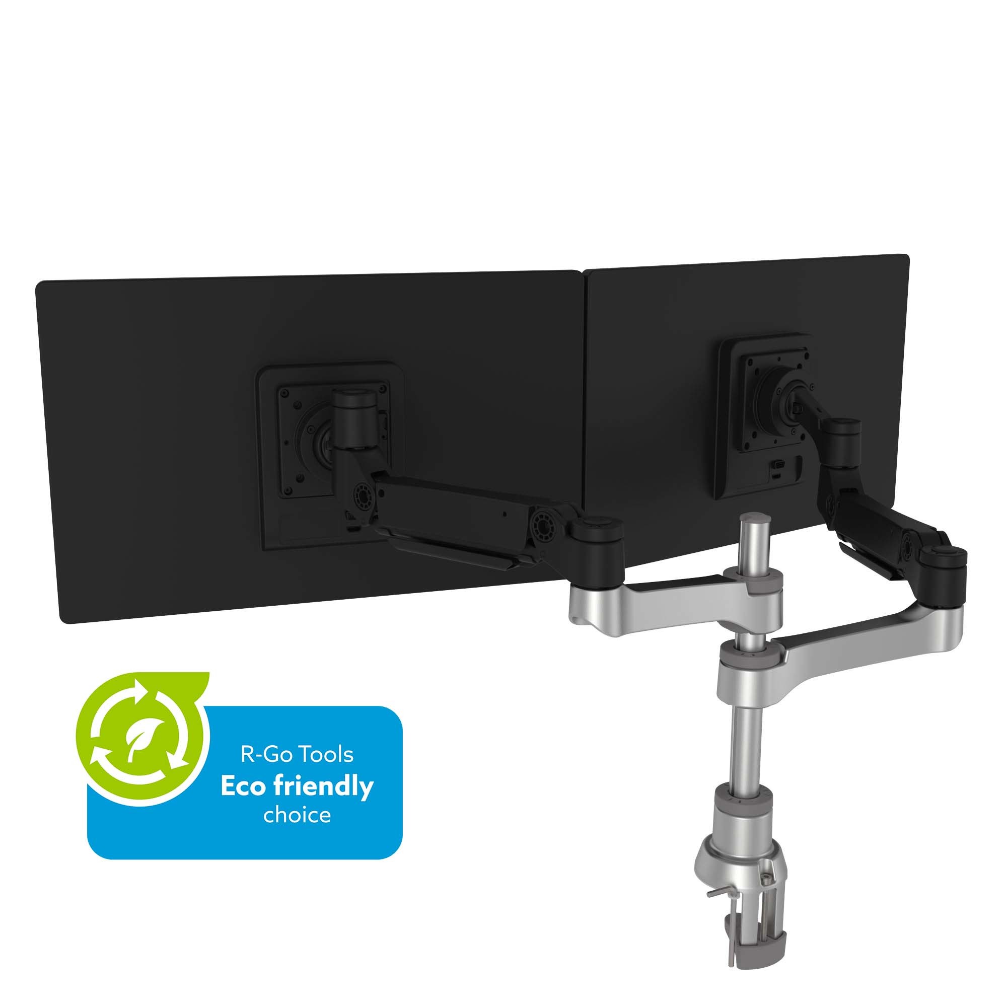 R-Go Tools Monitor arm R-Go Caparo Dual, for two monitors, adjustable