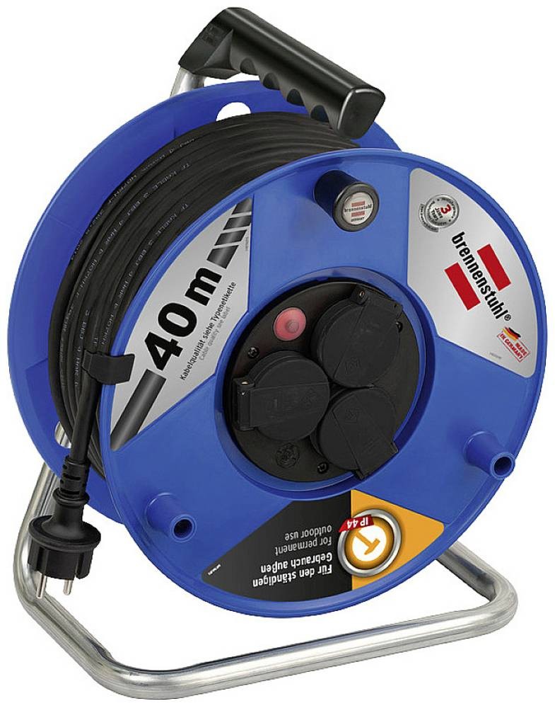 Brennenstuhl 9123020540 Kabeltrommel 40m noir Schutzkontakt-prise mâ