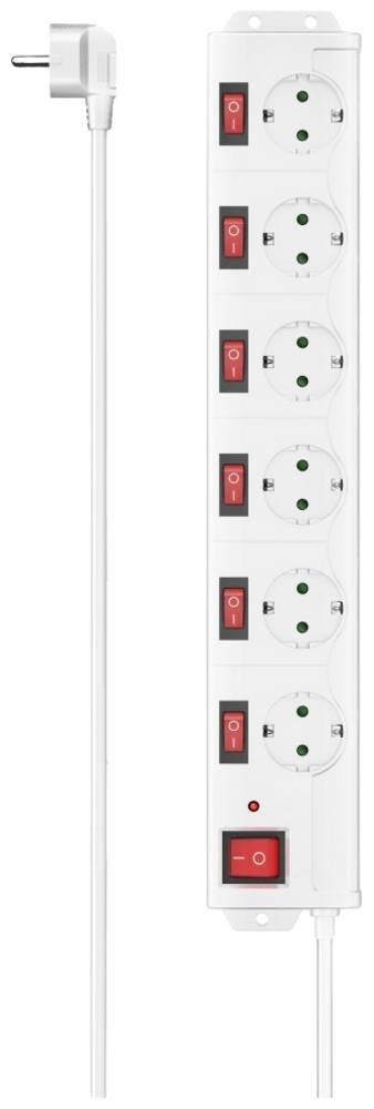 Hama 00223159 Smart power strip 6 AC outlet(s) 1.4 m 3680 W - Hama