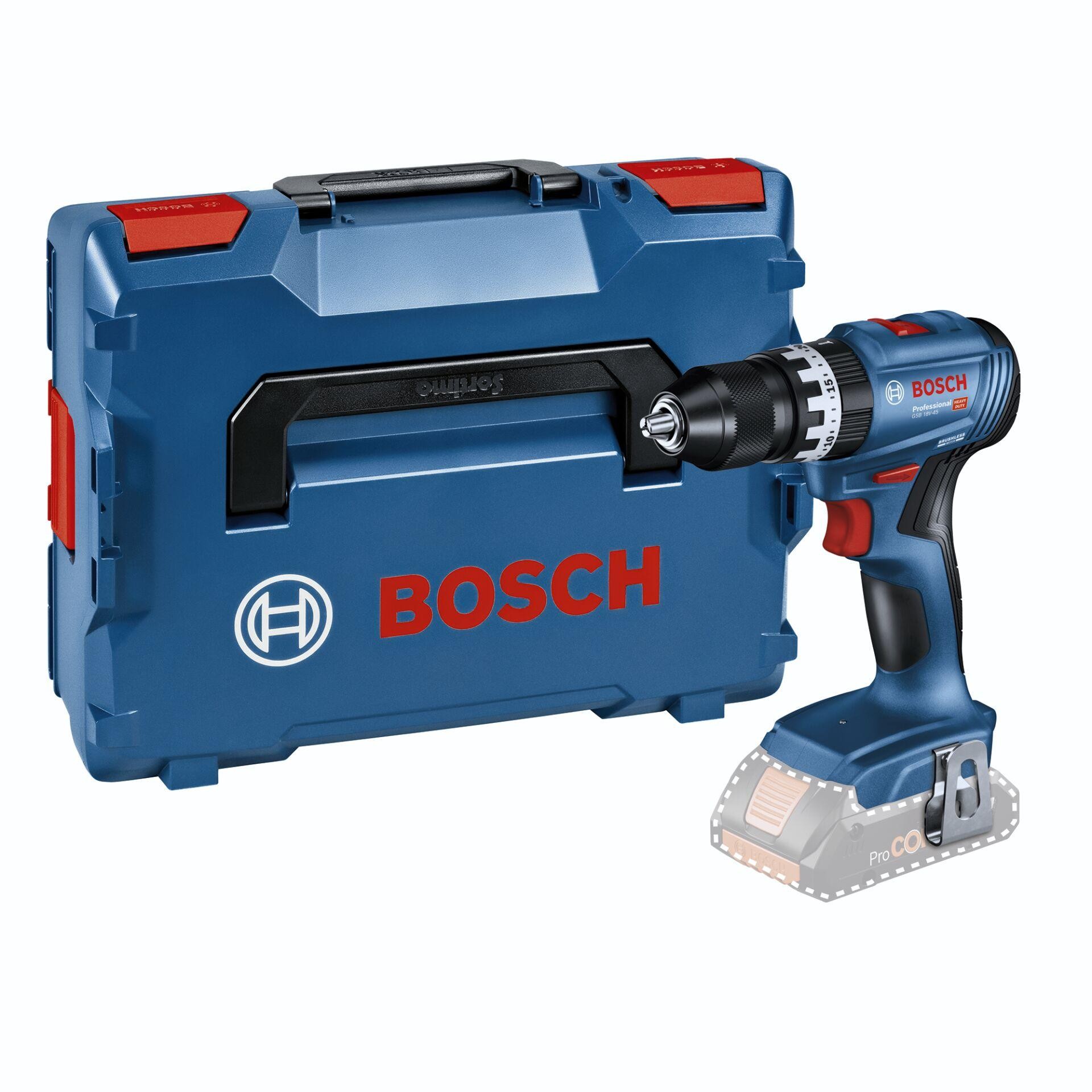 Bosch Professional GSB 18V-45 06019K3301 Akku-Schlagbohrschrauber bü