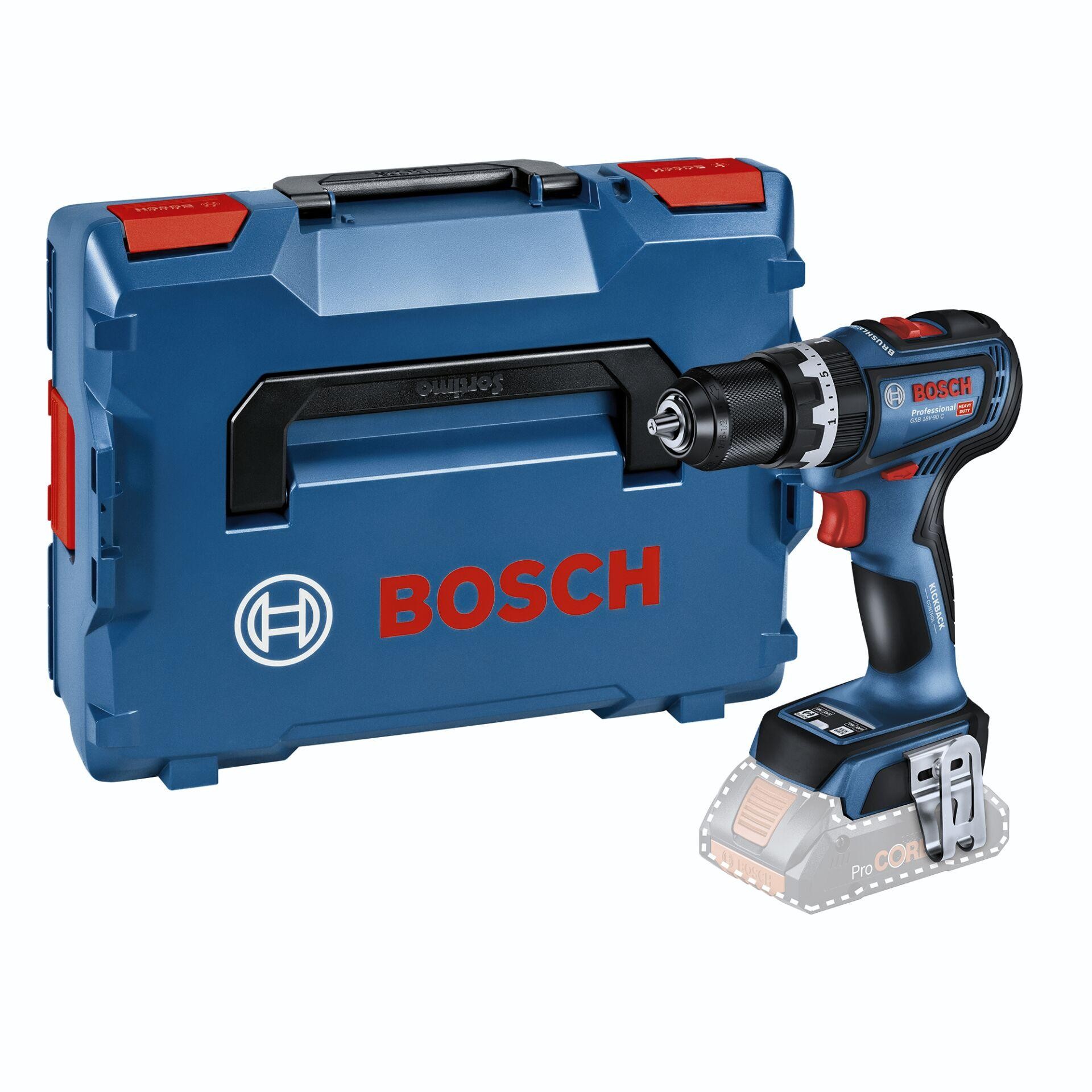 BOSCH Professional Akku-Schlagbohrschrauber-Set GSB 18V-90 C