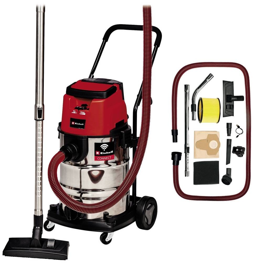 Einhell TP-VC 36/30 S Auto Solo 30 L Aspiratore a cilindro Secco e