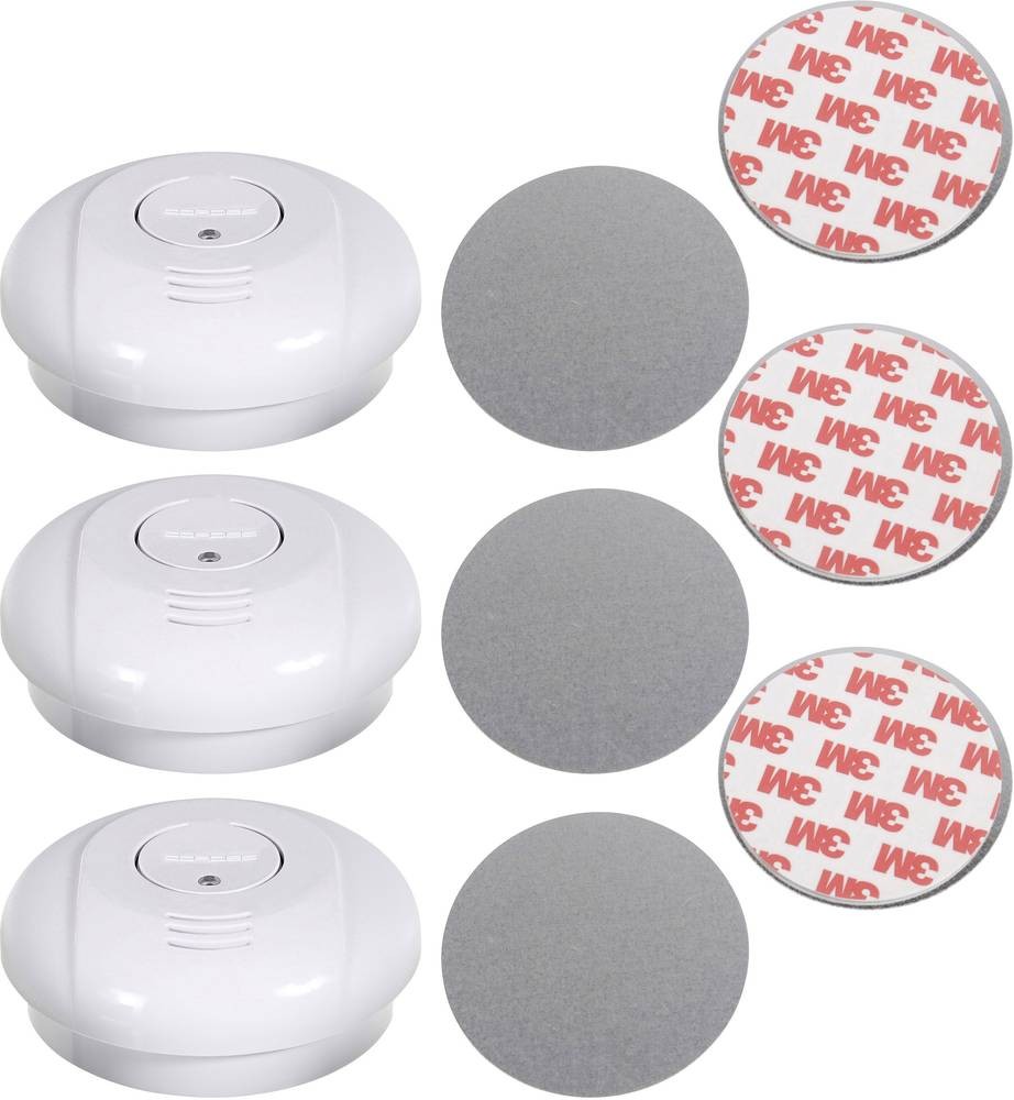 Cordes Haussicherheit Smoke Detector 3er Set incl. 10 Jahres-Batterie