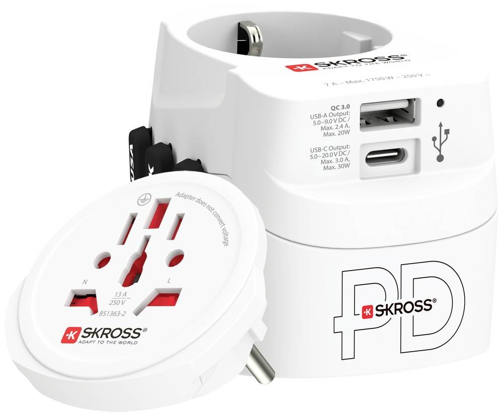Skross 61663 Caricabatterie per dispositivi mobili Bianco - Skross