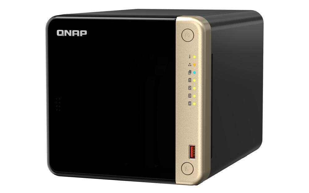 QNAP TS-464 NAS Tower Intel Celeron N5095 8 GB DDR4 0 TB QNAP QTS
