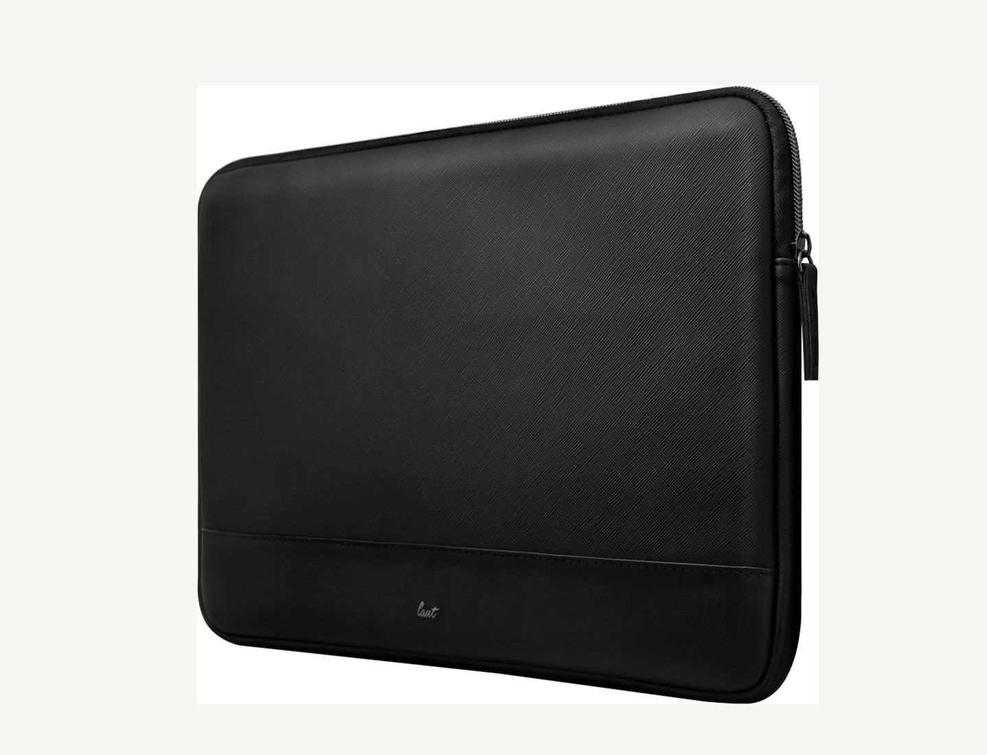 LAUT PRESTIGE Black Faux leather sleeve for Macbook 13"/14"