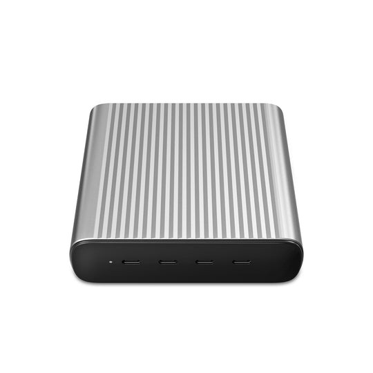 HYPER HJGAN245-EU - 245W GaN Desktop Charger Black, Silver Indoor -