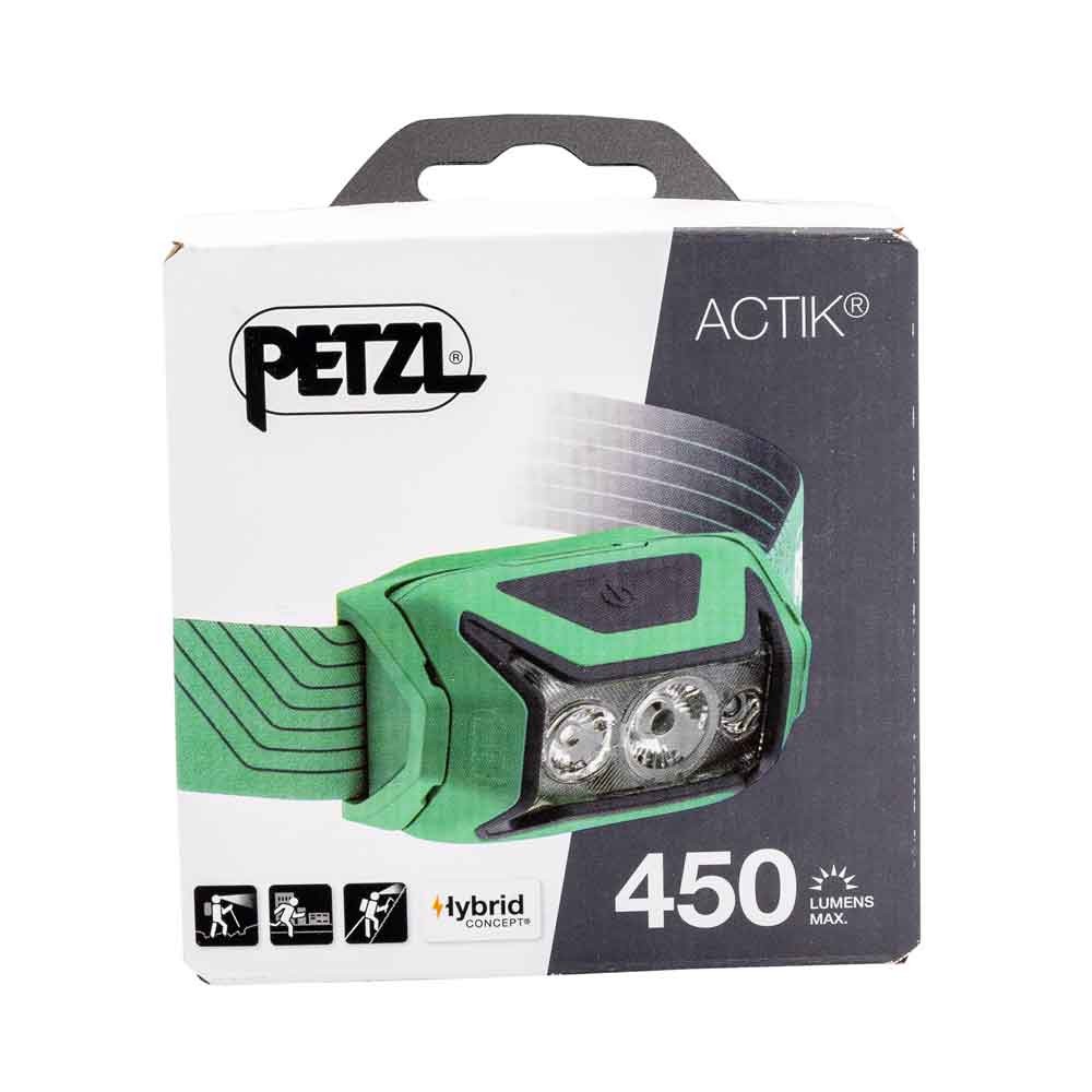Petzl E063AA02 Actik Lamp Stirnlampe with rechargeable battery - green