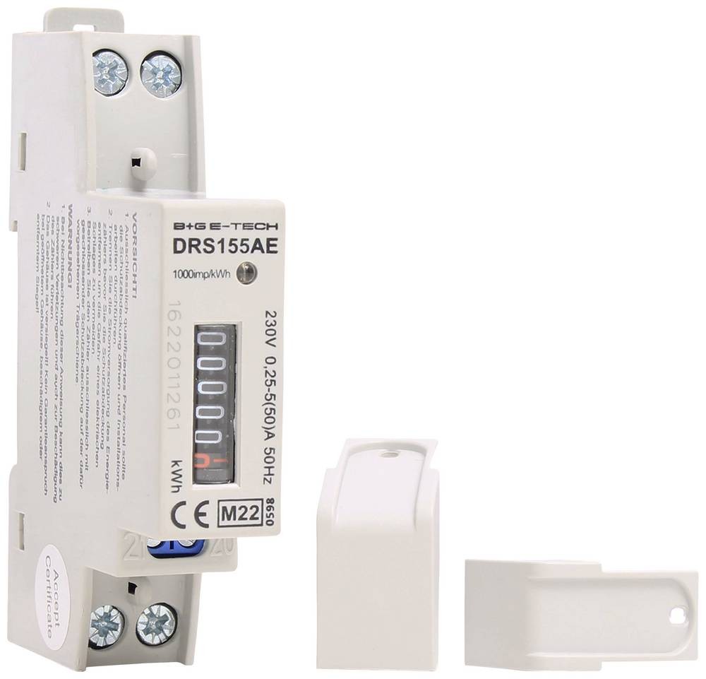 Counttec WS-RZ WS451R Wechselstromzähler mechanisch MID-konform: Ja