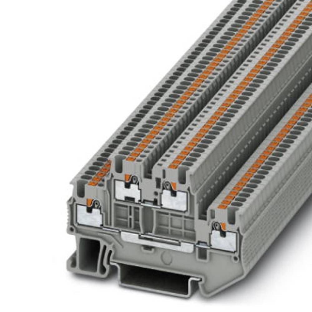 Phoenix Contact 3208511 Doppelstockklemme 3.5mm Schnellanschluss grey