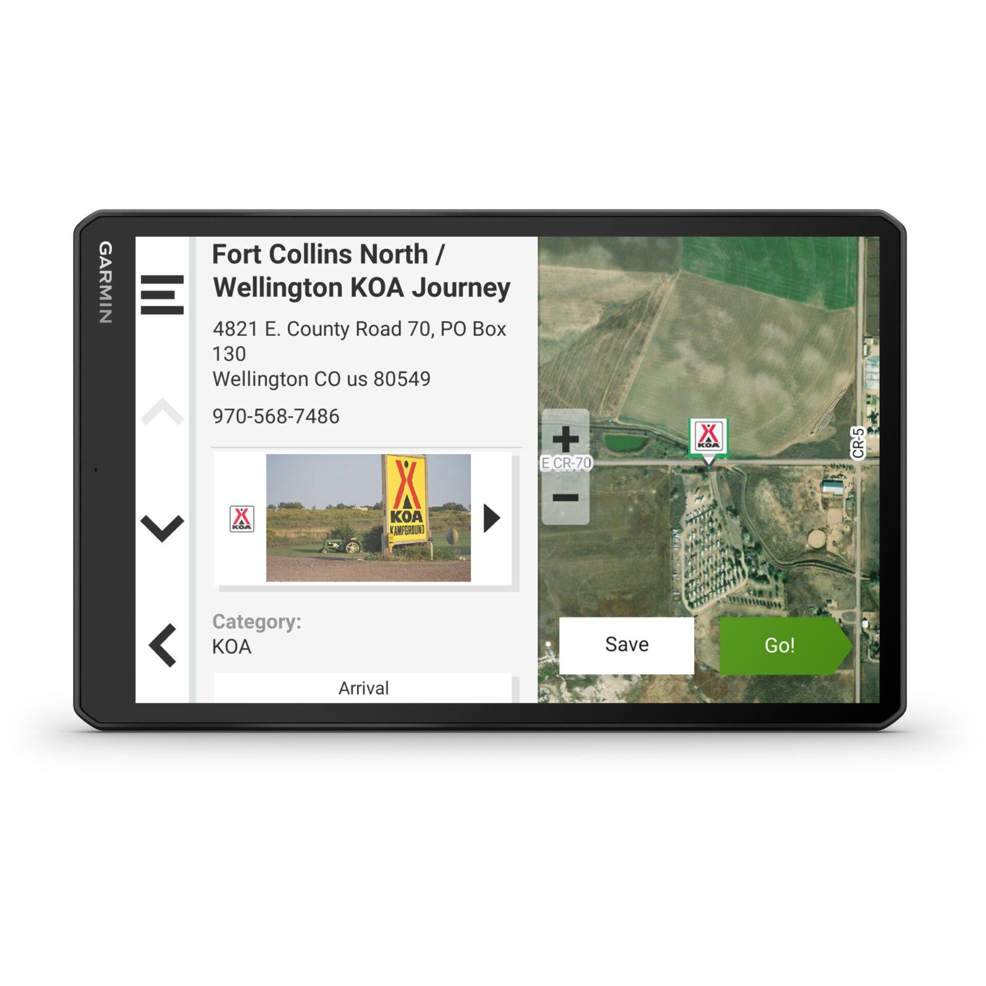 Garmin 1095 navigator Fixed 25.6 cm (10.1") TFT Touchscreen 554 g