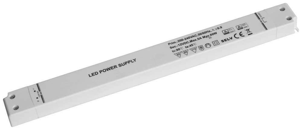 Dehner Elektronik SSL 60-12VF LED-Trafo, LED-Treiber Konstantspannung