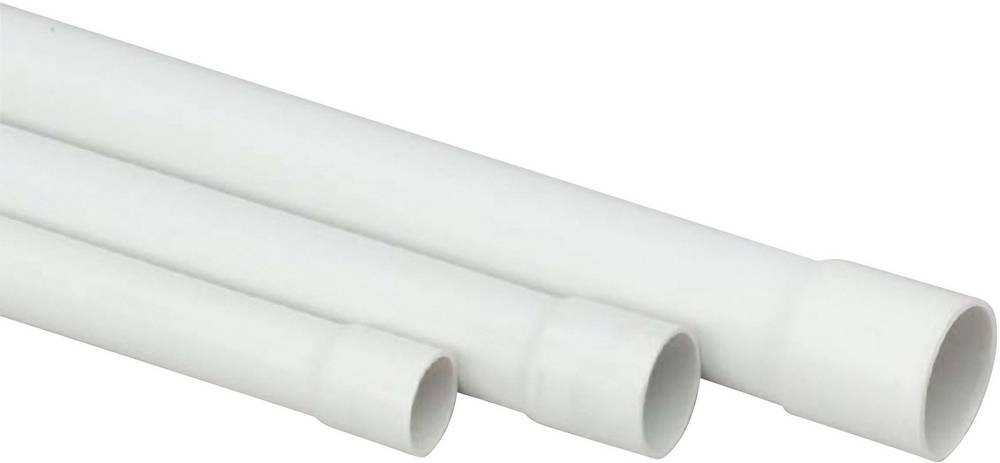 Heidemann 13006 Stangenrohr EN16 2m light grey (RAL 7035)