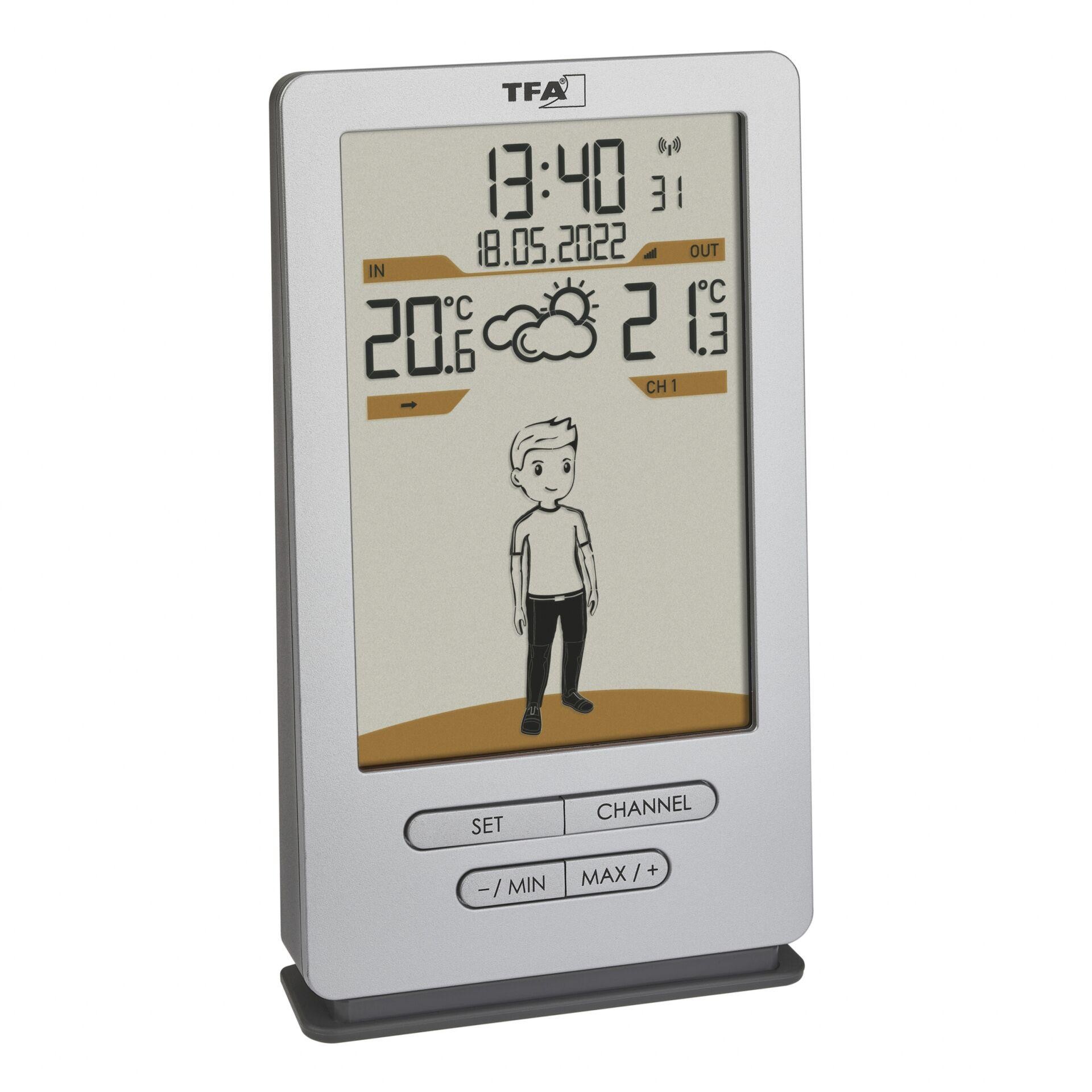 TFA Dostmann Weather Jack 35.1166.54 Funk-Wetterstation Vorhersage fü
