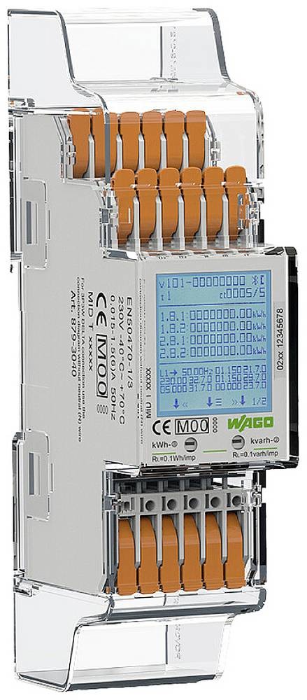 WAGO 879-3040 879-3040 Drehstromzähler MID-konform: Ja 1 pc(s)