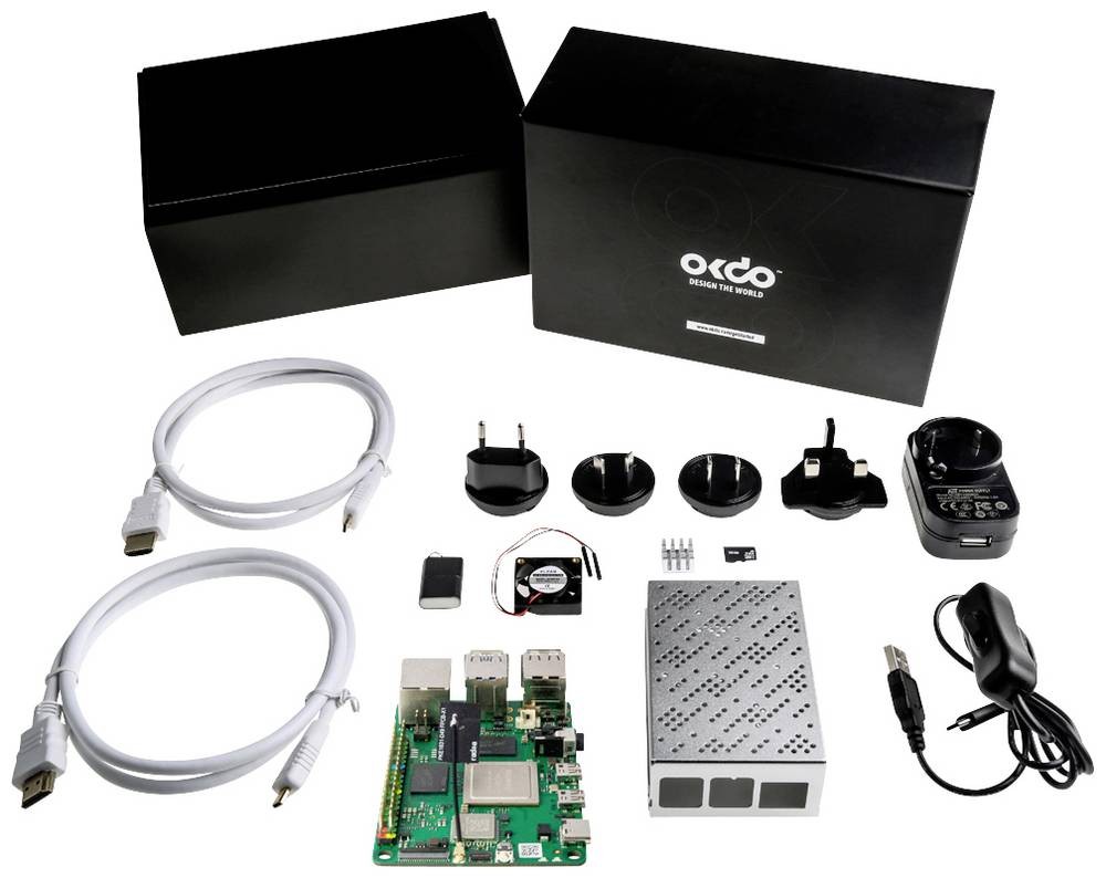 Radxa Starter Kit Rock 4 C+ 4GB 6 x incl. power supply, incl. HDMI-
