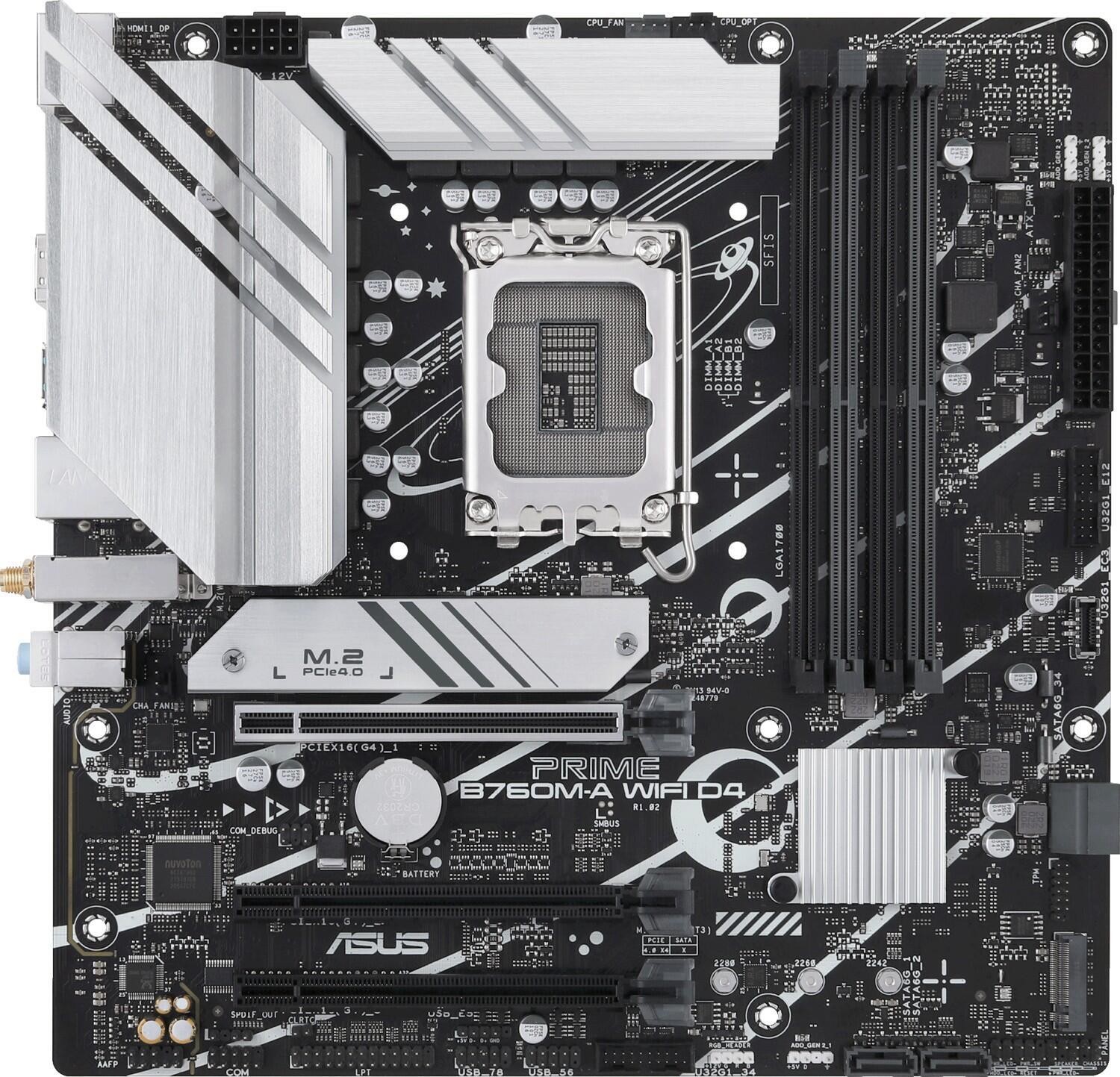 ASUS PRIME B760M-A WIFI D4 Intel B760 LGA 1700 micro ATX - ASUS PRIME