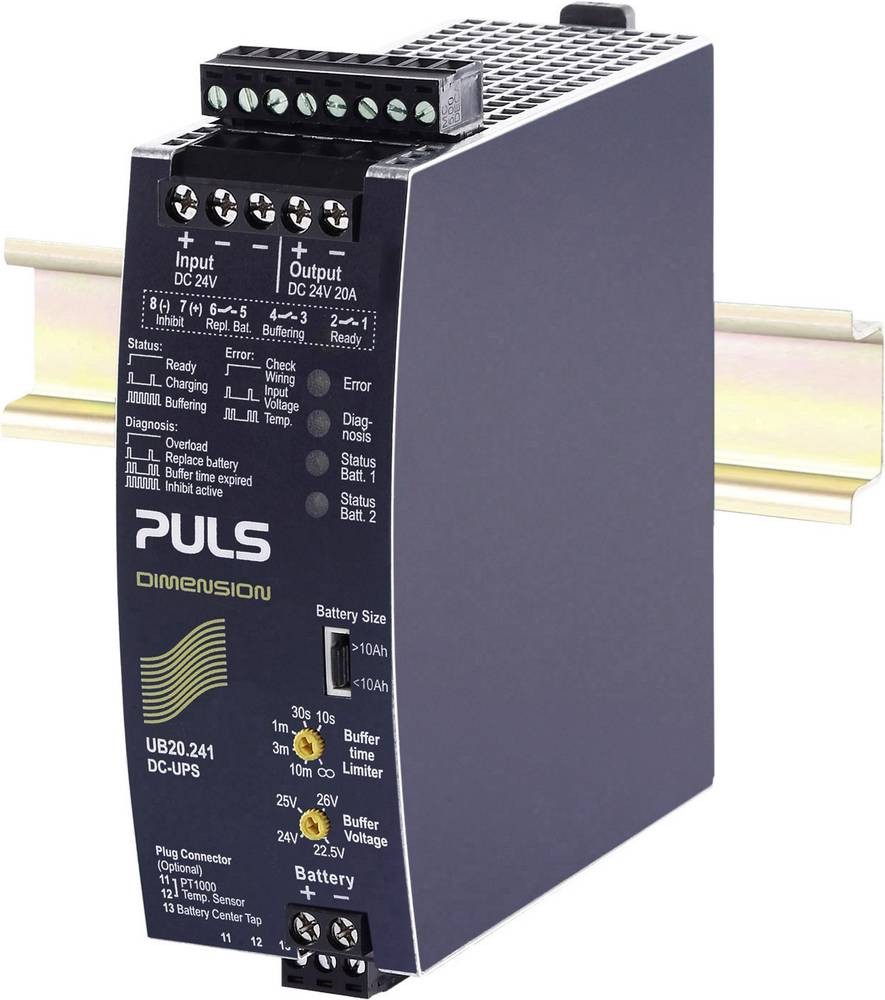 PULS UB20.241 Hutschienen-home charger (DIN-Rail) 24 V/DC 20A 480W