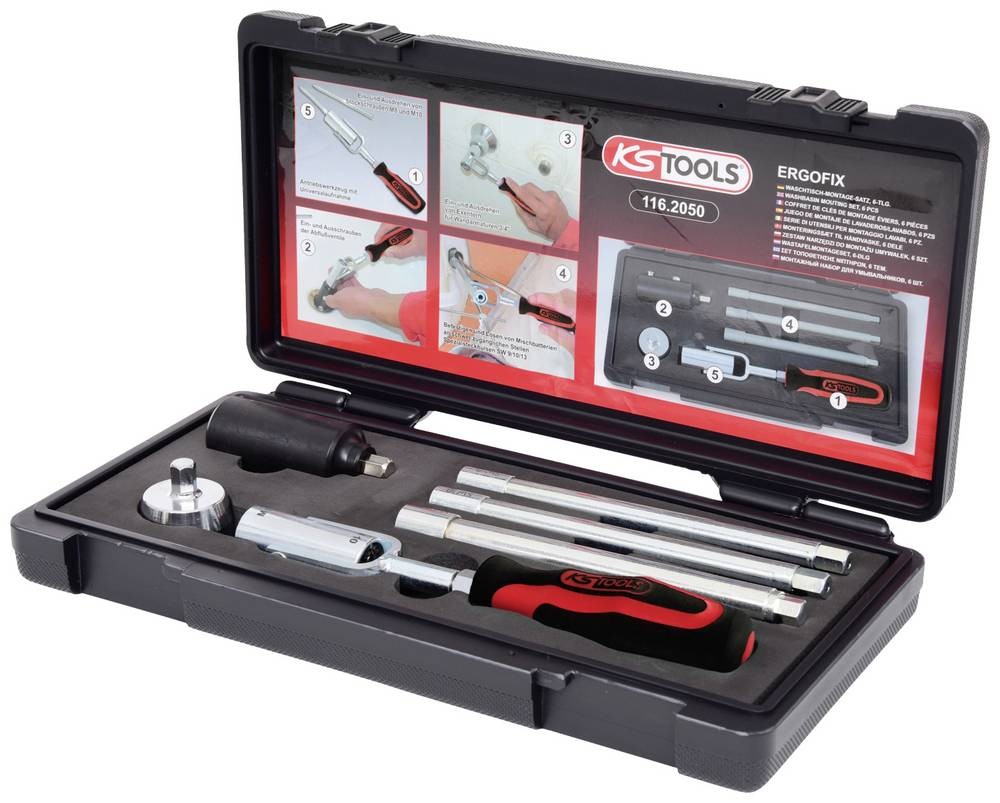 KS Tools 1162050 Waschtisch-Montage-Satz