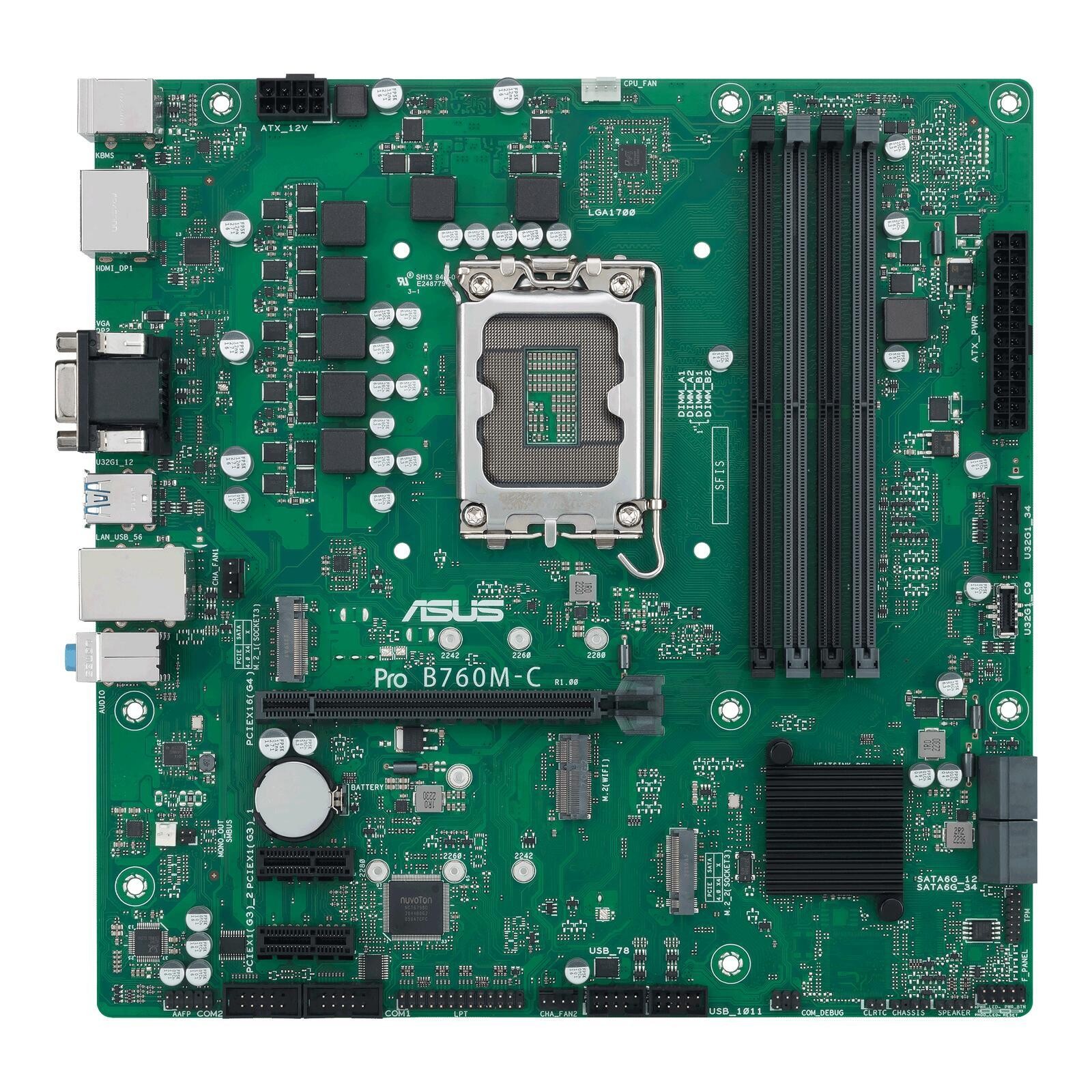 1700 ASUS PRO B760M-C-CSM