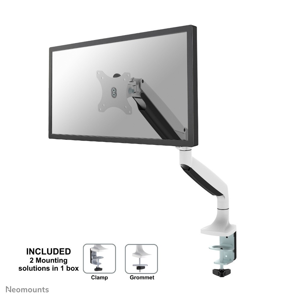 Neomounts NM-D750WHITE Monitor arm 10-32" - gas spring - Neomounts NM-