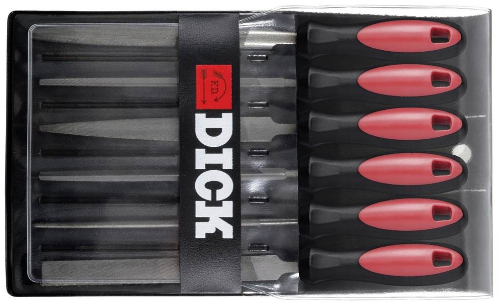Dick 1187102-2K Schlüsselfeilensatz 6-tlg. 100/2 in Plastik borsa