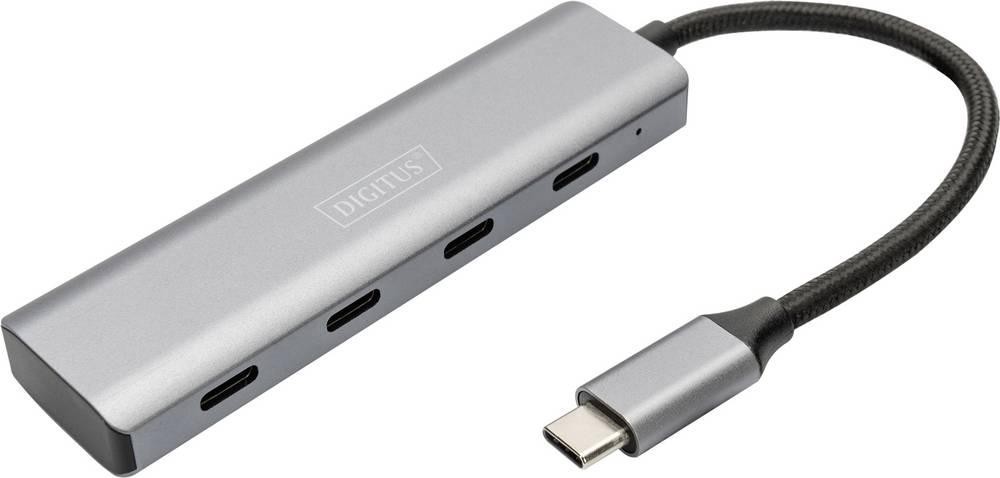 Digitus USB-C 4-Port Hub - Digitus USB-C 4-Port Hub, USB 3.2 Gen 1 (3.
