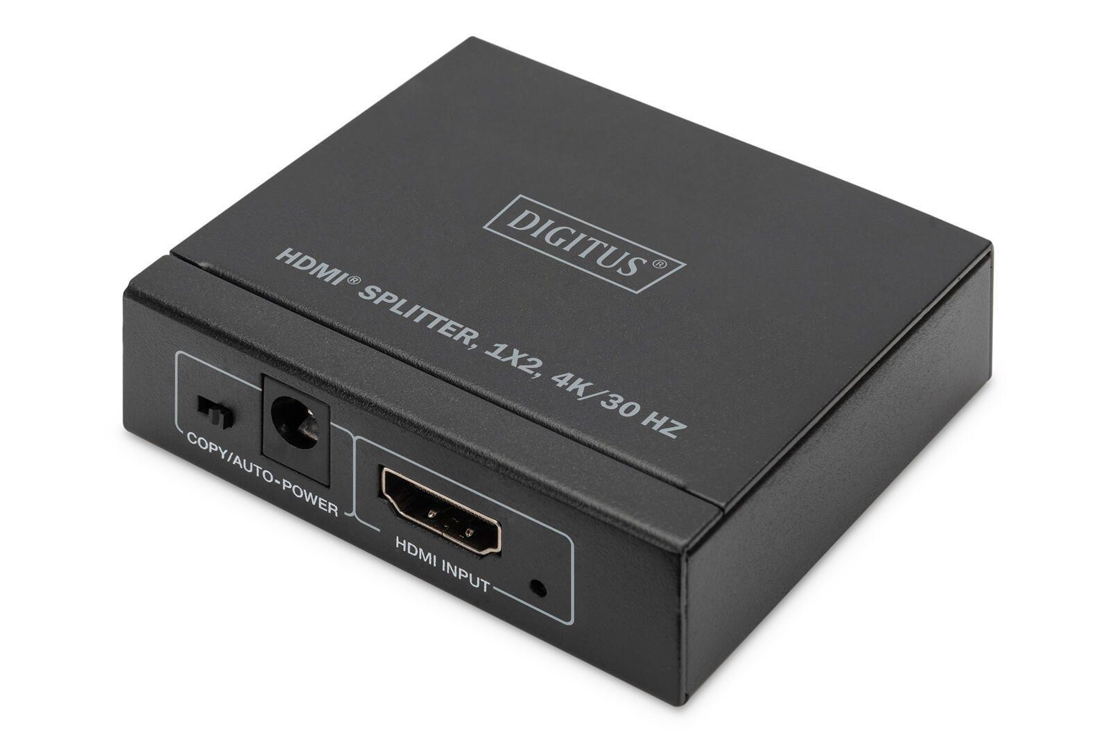 Digitus HDMI Splitter, 1x2, 4K / 30 Hz - Digitus HDMI Splitter,