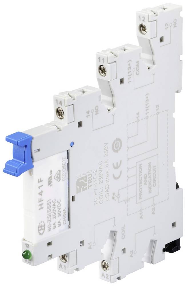 TRU COMPONENTS TC-FY-41F-2 230V Industrierelais Nennspannung: 230 V/