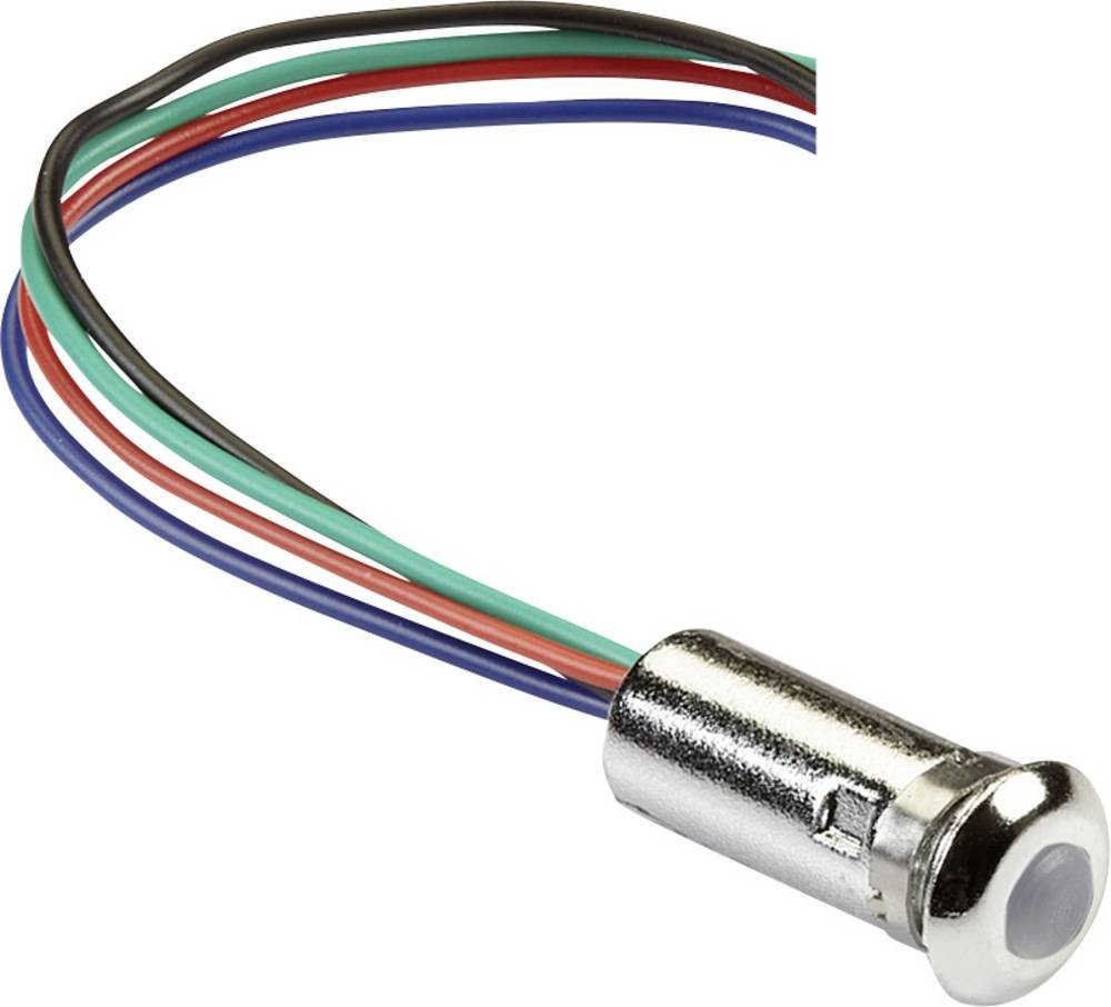 Mentor 2660.8503 LED-Signalleuchte RGB Linse 5mm 2 V, 3.5 V, 3.5V 20